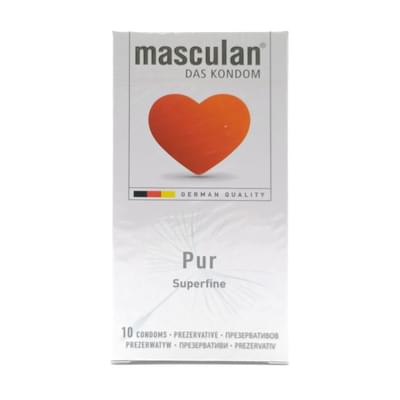 Prezervativlar Masculan Pur Superfine (Maskulan Pur Superfine) 10 dona.