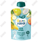 Pyure mevali meva enaga nok banan shaftoli yogurt bilan 6 oydan 90 g gacha