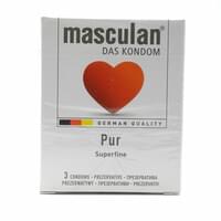 Prezervativlar Masculan Pur Superfine (Maskulan Pur Superfine) 3 dona.