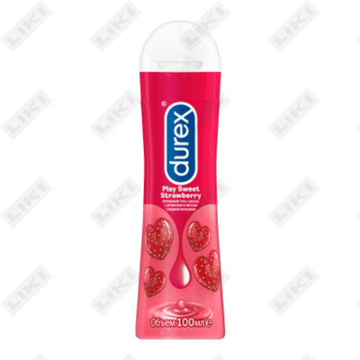 Durex Play Sweet Strawberry shirin qulupnay hidi bilan intim gel-yog'lamasi 100 ml