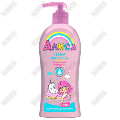 Hammom uchun ko'pik chaqaloq Elis sehrli pufakchalar 350 ml