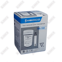 Sotib olish Medico BS-102 sinov chizig'i (Mediko BS-102) 50 dona. Medico BS-102 sinov chizig'i (Mediko BS-102) 50 dona.