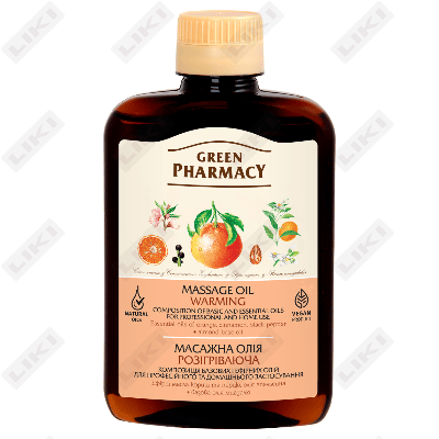 Tana yog'i yashil dorixona massaj isitish 200 ml
