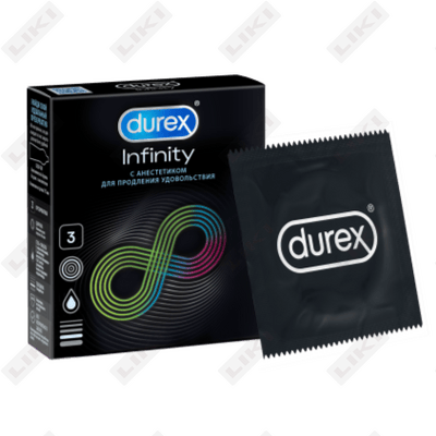 Презервативы Durex Infinity с анестетиком 3 шт