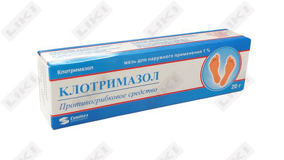 Клотримазол Синтез мазь д/наруж. прим. 1% по 15 г (туба)