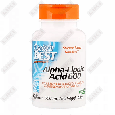 Doctor's Best Альфа-Липоевая Кислота капсулы по 600 мг №60