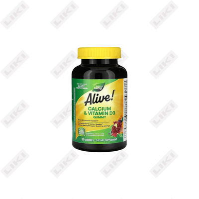 Nature's Way Calcium & Vitamin D3 таблетки жевательные №60