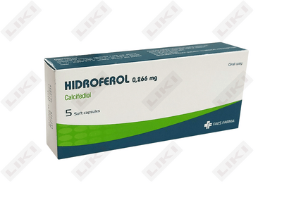 Gidroferol kapsulalari 0,266 mg №5 (blister)