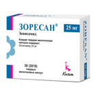 Зоресан капсулы по 25 мг №30 (3 блистера х 10 капсул)