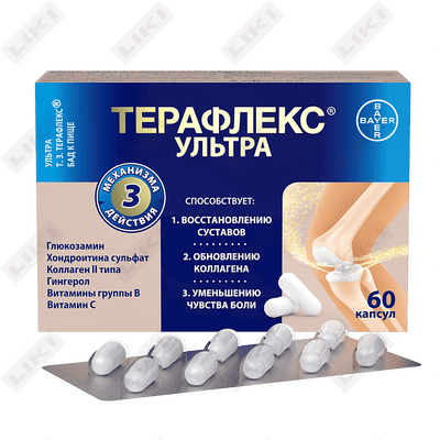 Teraflex Ultra kapsulasi №60 (6 blister х 10 kapsula)