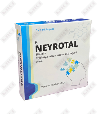 Neyrotal eritma D / in. 250 mg/ml 4 ml № 5 (ampulalar)