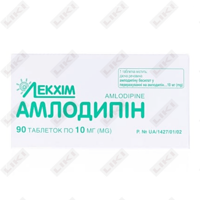 Amlodipin Teknolog tabletkalari 10 mg №90 (10 blister х 9 tabletka)