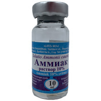 Ammiak Lafz eritmasi 10%, 10 ml (shisha)