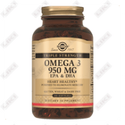 Solgar Omega-3 uch karra EPA va DHA kapsulalari 950 mg №100 (shisha)