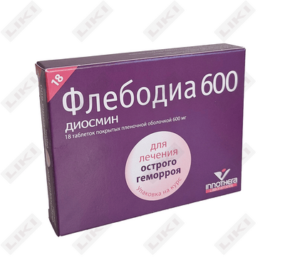 Flebodia 600 mg № 18 tabletkalar (blister)