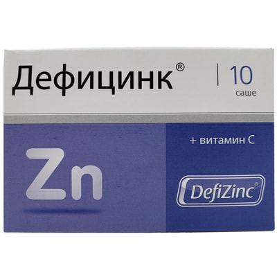 Defisink + Vitamin C ichki foydalanish uchun kukun 0,4 g №10 (paket)