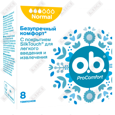 Тампоны O.B. ProComfort Normal 8 шт.