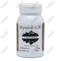 Mumiya-kaltsiy bilan lik 850 mg 60-sonli kapsulalar (shisha)