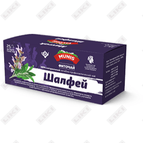 Munis adaçayı o'simlik choyi 2 g №25 (filtr paketlari)