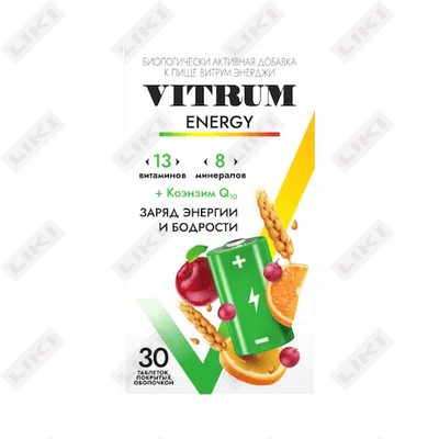 Vitrum energiya tabletkalari №30