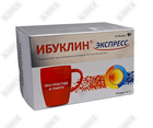 Ибуклин Экспресс порошок д/внут. прим. 400 мг / 325 мг по 5 г №15 (саше)