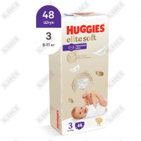Купить Подгузники-трусики Huggies Elite Soft размер 3 от 6 до 11 кг 48 шт Подгузники-трусики Huggies Elite Soft размер 3 от 6 до 11 кг 48 шт