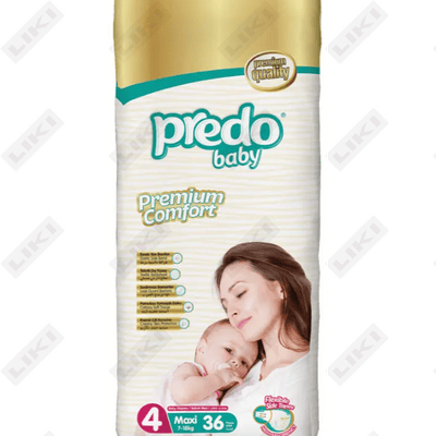 Подгузники Predo Baby размер 4, 7-18 кг, 36 шт