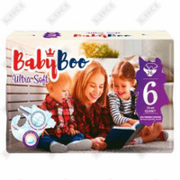 Подгузники BabyBoo Ultra Soft размер 6, от 15 кг, 26 шт