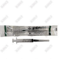 Шприц инъекционный Health Line Luer Slip одноразовый трехкомпонентный с иглой 22G 2 мл