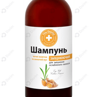Шампунь для волос Домашний Доктор Укрепляющий Яичные желтки и золотой ус 1000 мл