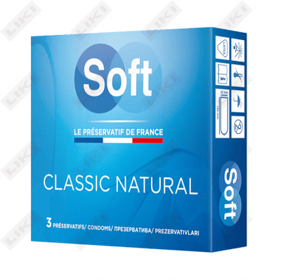 Презервативы Soft Classic Natural 3 шт