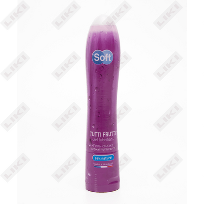 Yumshoq tutti-Frutti 80ml samimiy jel moylash vositasi