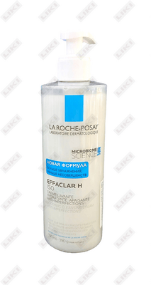 La Roche-Posay Effaclar H Iso-Biome muammoli teri uchun yuz kremi jeli tinchlantiruvchi tozalash va nomukammallikka qarshi 390 ml