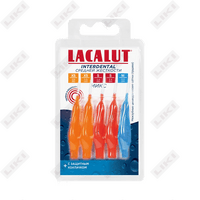 Lacalut Interdental interdental cho'tkalari XS, S, M 5 dona