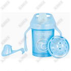 Twistshake silikon naychali suv o'tkazmaydigan ichimlik 4 oydan 230 ml gacha ko'k