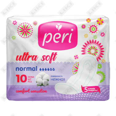 Gigiyenik prokladkalari Peri Ultra (Peri Ultra) Normal Soft 10 dona.