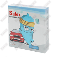 Презервативы Safex ребристые 3 шт