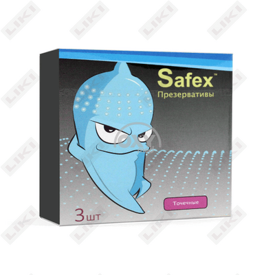 Презервативы Safex точечные 3 шт