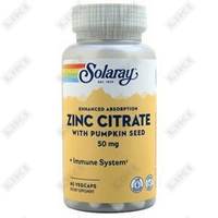 Solaray sink kapsulalari 50 mg №60