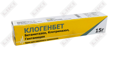 Klogenbet kremi D / tashqi. taxminan har biri 15 g (Tuba)