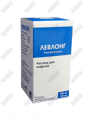 Levlong eritmasi D / inf. 500 mg / 100 ml 100 ml (shisha)