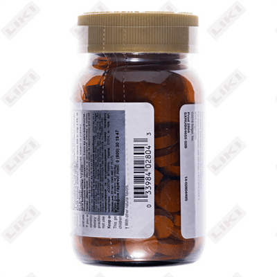 Apelsin aromati bilan s vitamini bilan Solgar Kangavites 100 mg tabletkalar №90