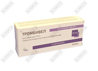 Trombivel tabletkalari 75 mg №30 (3 blister х 10 tabletka)