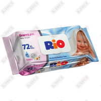 Салфетки влажные детские Rio Premium 72 шт.
