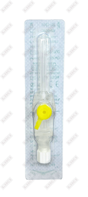 Bioflon intravenoz kateter, qanotli, 24G, sariq