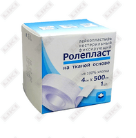 Yamoq tibbiy mato asosidagi Roleplast hajmi 4 sm х 5 m
