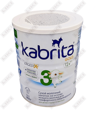 Смесь молочная детская на основе козьего молока Kabrita Gold 3 для детей от 12 месяцев 800 г