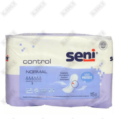 Urologik prokladkalar Seni Control (Seni Kontrol)  Oddiy 15 dona.