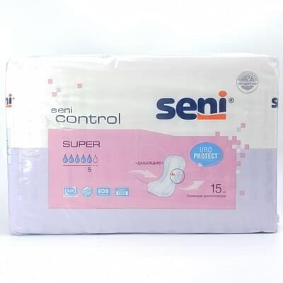 Urologik prokladkalar Seni Control (Seni Kontrol) Super 15 dona.