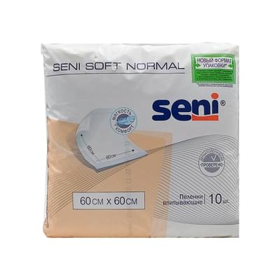 Гигиенические пеленки Seni 60 х 60 см 10 шт.